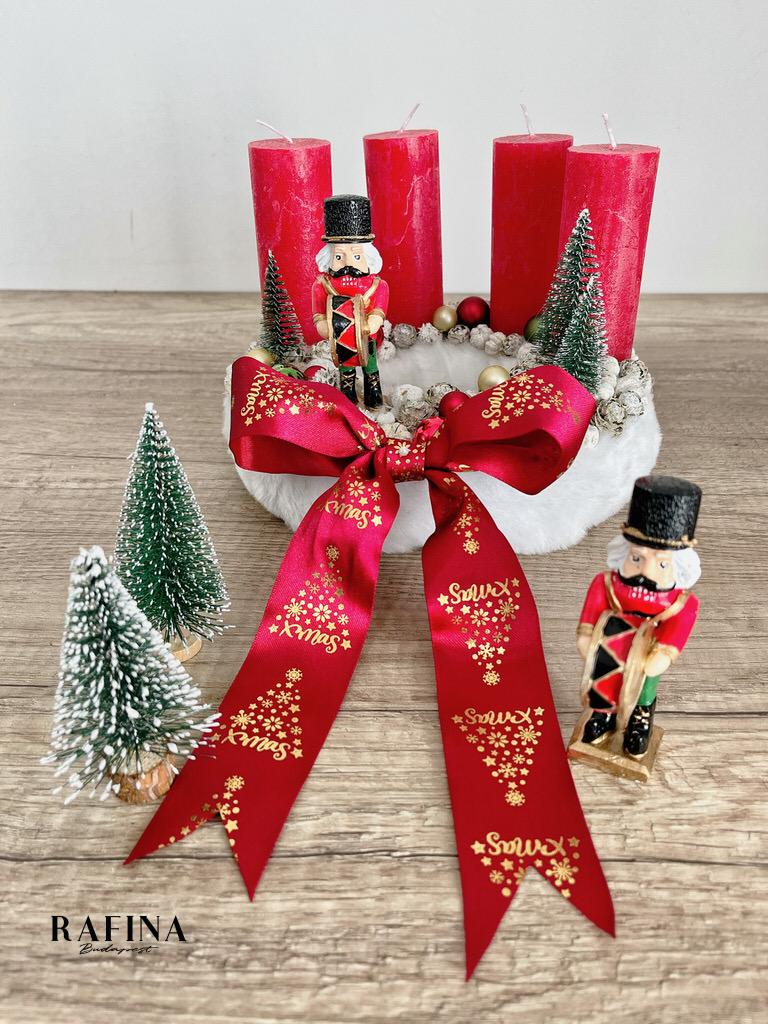 Diótörős adventi koszorú 1