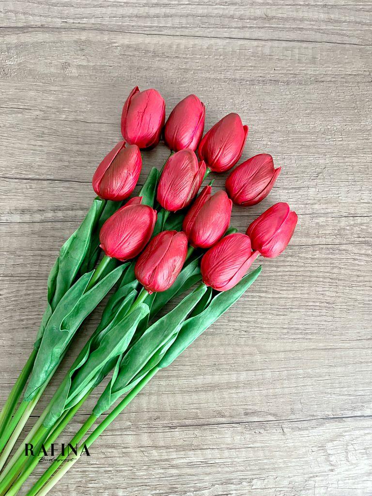 Gumi tulipán piros 1 szál  1