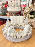 Adventi koszorú jegesmedvével 2 4