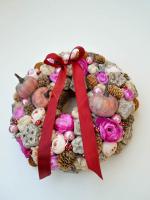 Őszi kopogtató masnival, 24cm 4