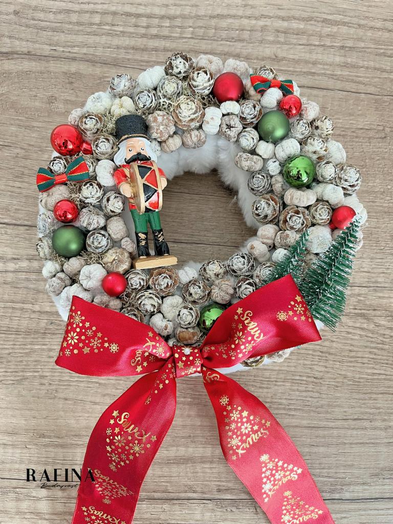 NULLA Diótörős adventi kopogtató, 24cm 1
