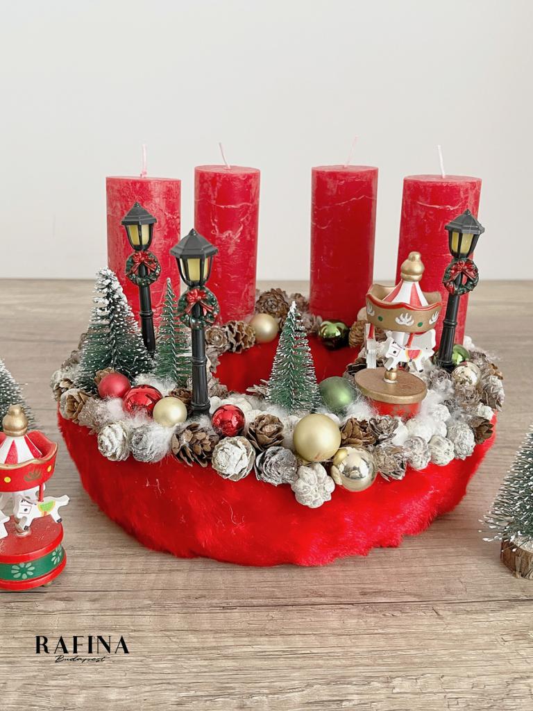 NULLA Körhintás adventi koszorú 1