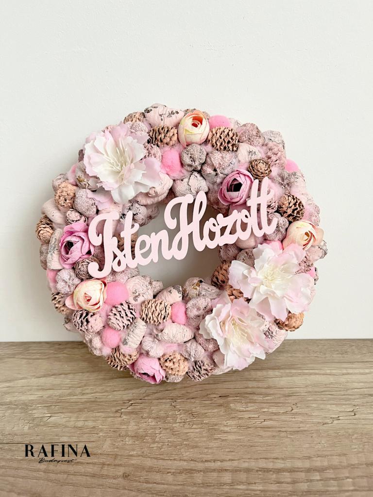 Isten hozott feliratú kopogtató, 24cm 1