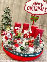 Manófalva adventi koszorú, 28cm 4